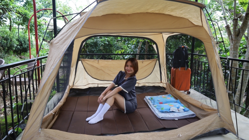 Cùng nhau dựng lều