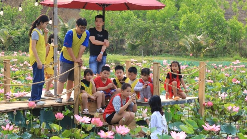 Trải nghiệm độc đáo dành cho du khách – Không chỉ có hoa sen