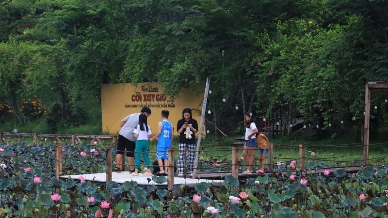 Một ngày trải nghiệm trọn vẹn tại Làng Đồng Mộc vào mùa sen nở 2025