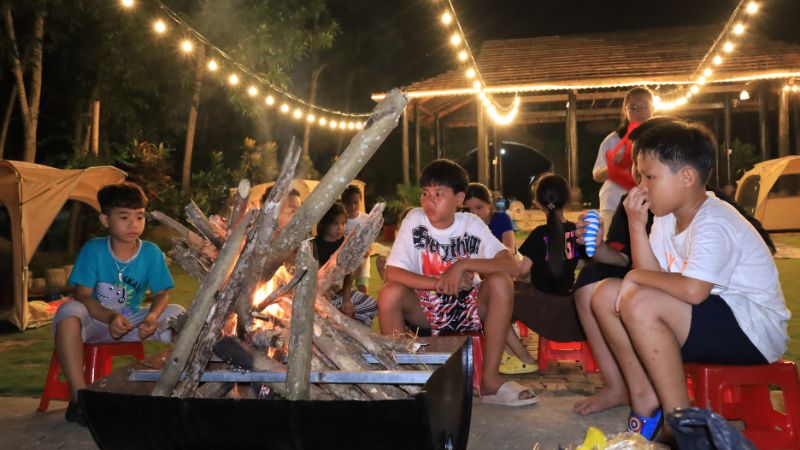 Khung cảnh bình yên, ấm áp khi vào đông tại Làng Đồng Mộc