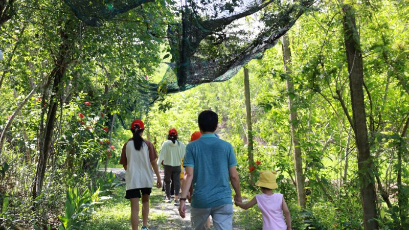 Du khách mê du lịch sinh thái