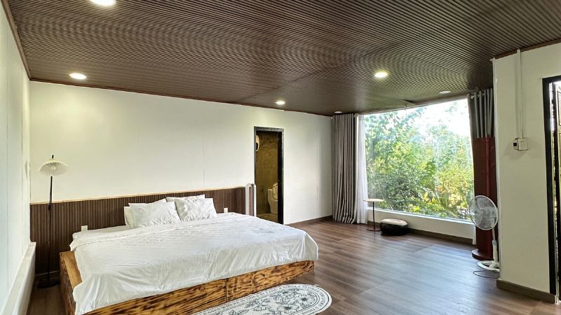 Khu nghỉ được bố trí cách biệt