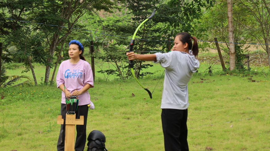 trải nghiệm bắn cung