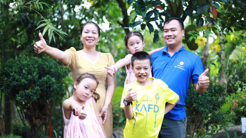 Gia đình muốn sống chậm trong nhịp sống hiện đại