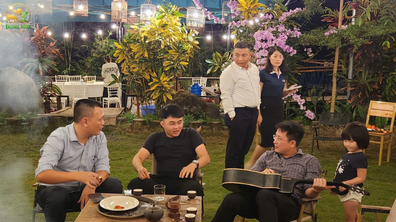 Không gian thoáng mát và gần gũi với thiên nhiên