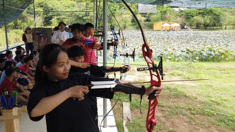 Bắn cung tại Đồng Mộc