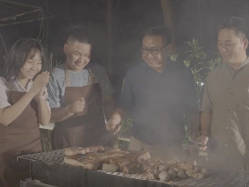 ẩm thực đa dạng khu dã ngoại miền trung