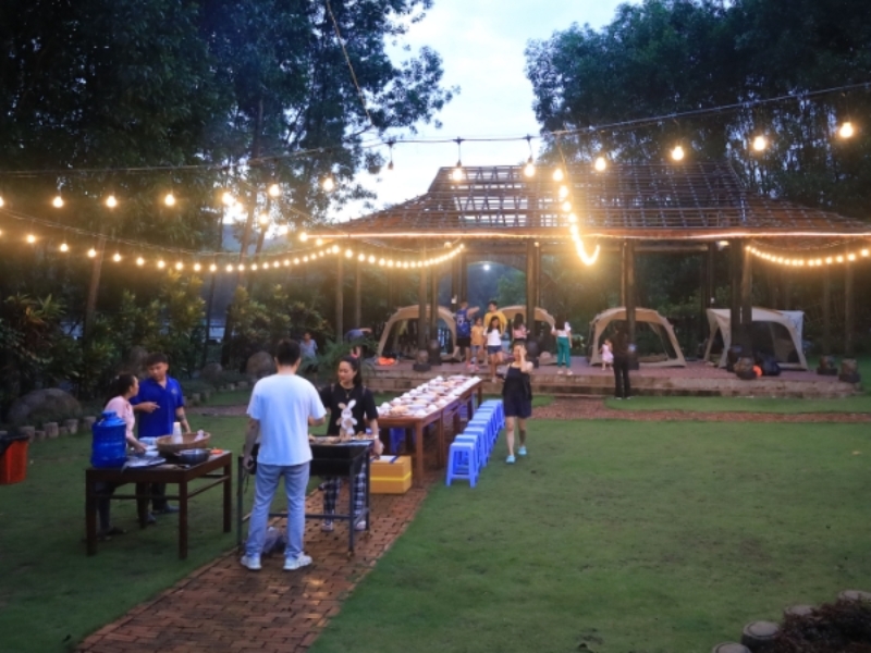 Làng Đồng Mộc khu dã ngoại miền trung